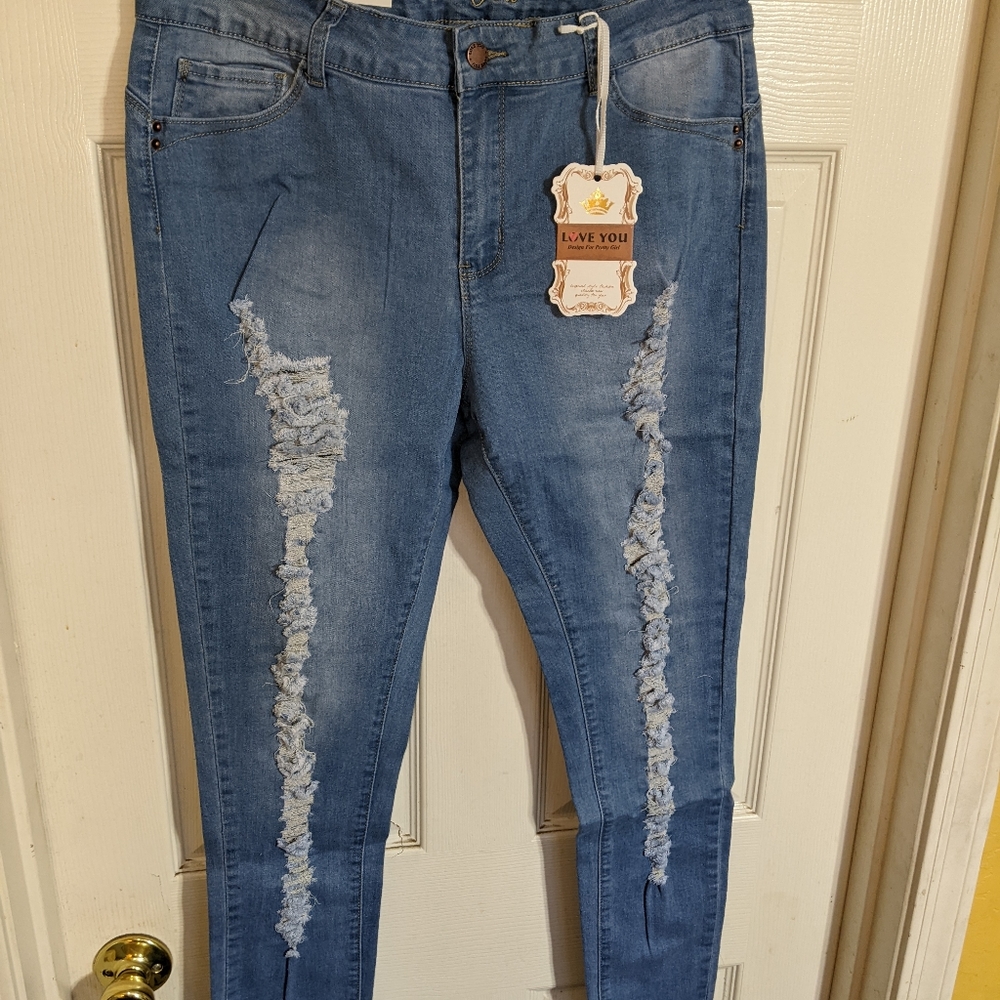 Love you women's skinny jeans